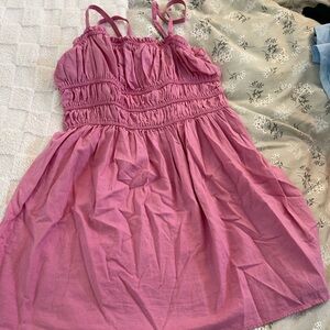 Wild Fable Pink Ruched Top